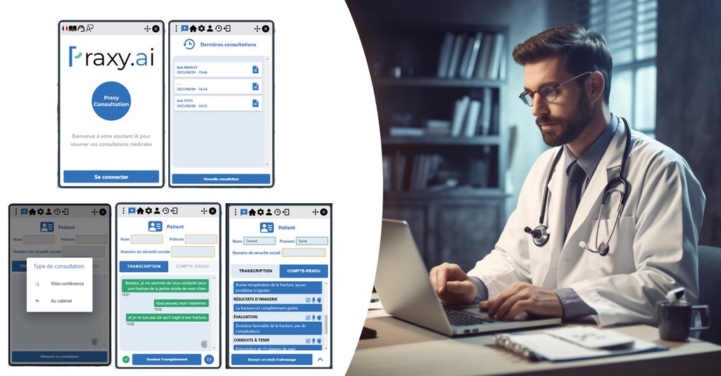 Abonnement PraxyTéléconsultation FR (Mensuel)